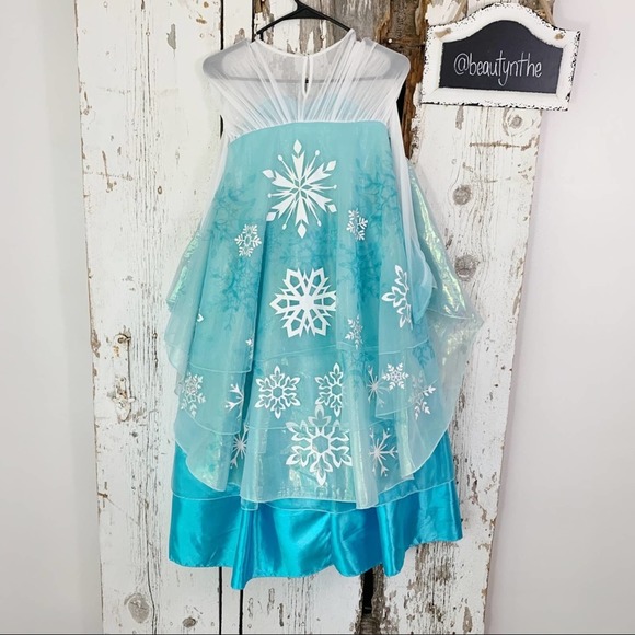 Disney Costumes Disney Store Exclusive Frozen Deluxe Elsa Costume